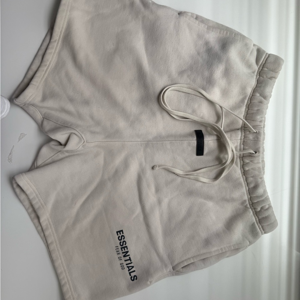 Essentials Off-White Casual Shorts